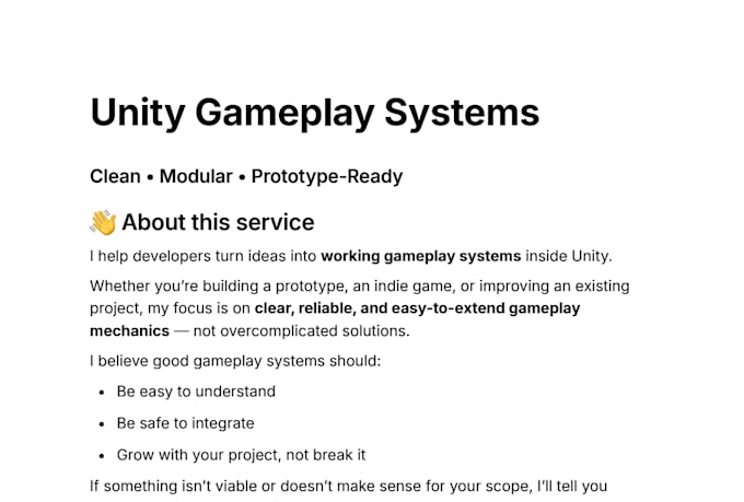 add gameplay systems or mechanics to your unity game